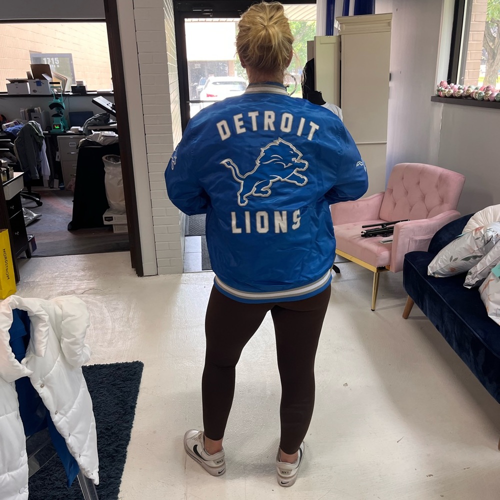 Detroit Lions Blue Jacket